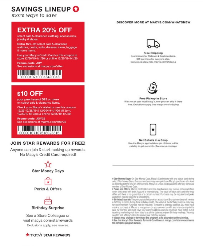 Macys After Christmas 2020 Sales, Deals & Ad